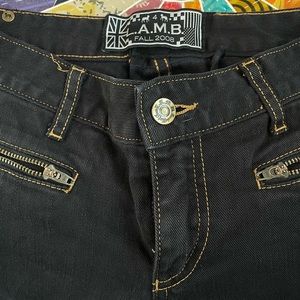 Gwen Stefani Biker Chic Zip Detail Pant